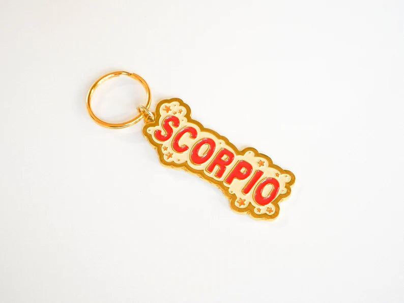 Zodiac Sign Keychain