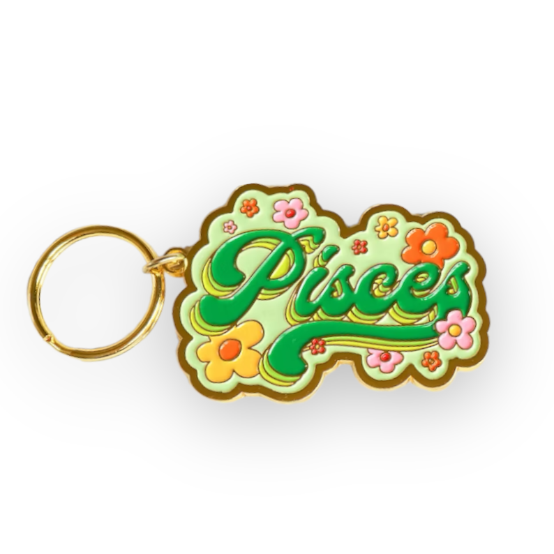 Zodiac Sign Keychain